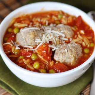 Meatball Soup with Pasta