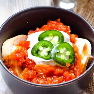 Fata Recipe with Spicy Tomato Sauce from Eritrea