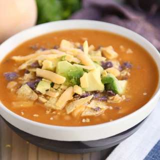 The Best Chicken Enchilada Soup