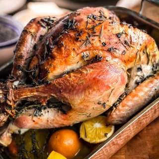Herb Butter Christmas Turkey