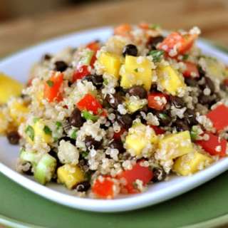 Mango and Black Bean Quinoa Salad