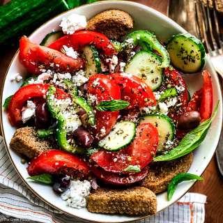 Traditional Greek Salad-Horiatiki