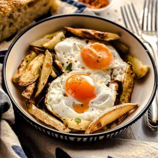 Fried Eggs And Fries