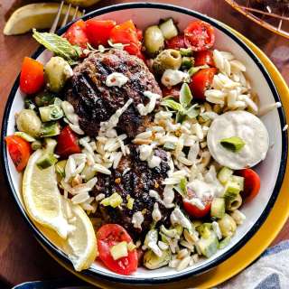 Greek Lamb Burger