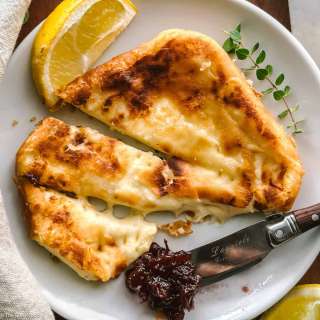 Saganaki-Greek Fried Cheese
