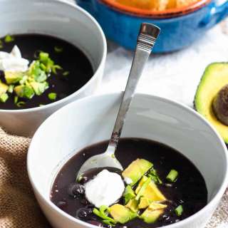 Instant Pot Black Bean Soup
