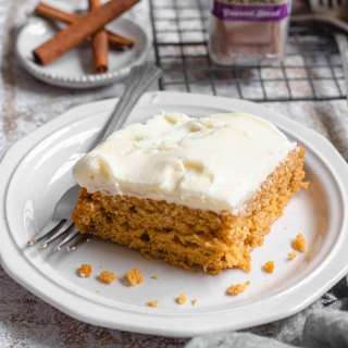 Pumpkin Cake with Cream Cheese Frosting