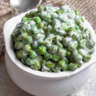 Creamed Peas Recipe (Stovetop & Instant Pot)