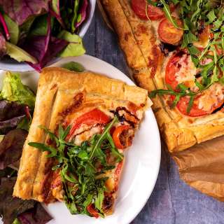 Tomato Puff Pastry Tart