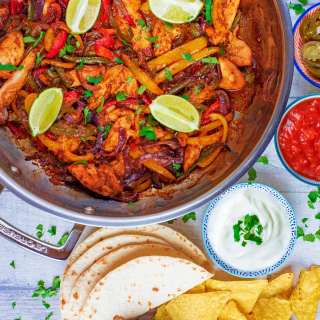 Oven Baked Chicken Fajitas