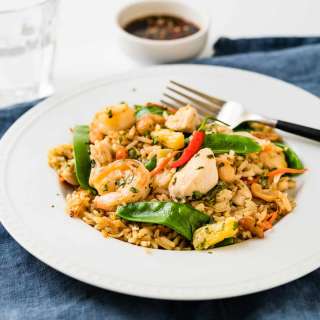 Shrimp and Chicken Fried Rice