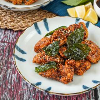 Honey Mustard-Glazed Taiwanese Popcorn Chicken