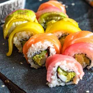Rainbow Roll Sushi Recipe