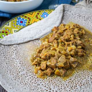 Ye Beg Alicha Wot (Ethiopian Mild Lamb Stew)
