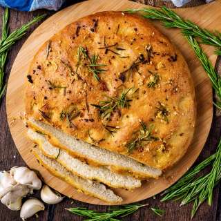 Garlic and Rosemary Focaccia