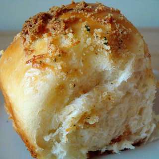 Cheese Rolls with Buttery Parmesan Crust