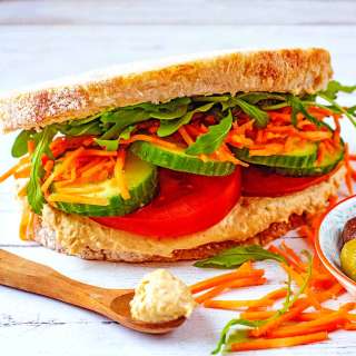 Ultimate Hummus Sandwich