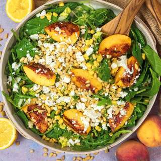 Grilled Peach Salad