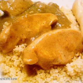 Chicken with Green Curry Sauce