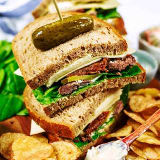 Leftover Roast Beef Sandwich