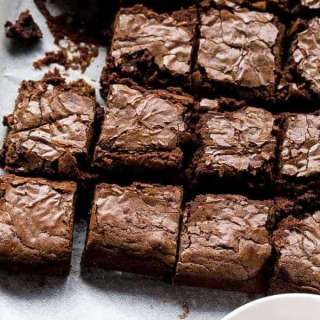 Candy Cane Fudge Brownies