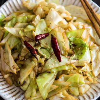 Chinese 4-Ingredient Fried Cabbage