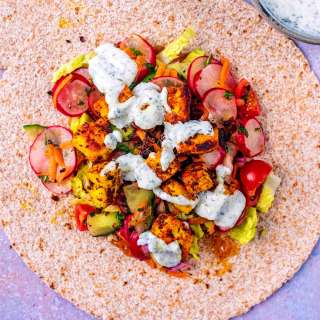 Spiced Paneer Wraps