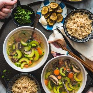 Pressure Cooker Chicken Soup (with Frozen Chicken)