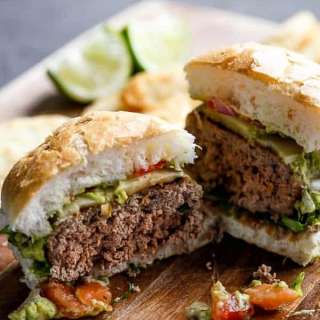Carne Asada Guacamole Burgers