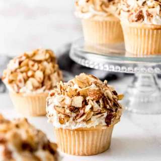 Burnt Almond Cupcakes