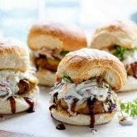 Bbq Turkey and Greek Yogurt 'Slaw Burgers