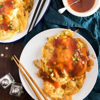 Shrimp Egg Foo Young (鲜虾芙蓉蛋)