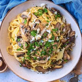 Mushroom Carbonara