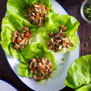 Easy Chicken Lettuce Wrap