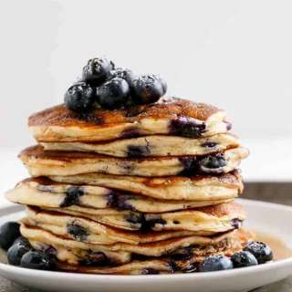 Blueberry Ricotta Pancakes