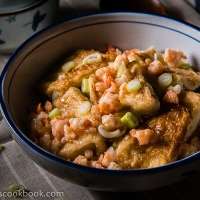 Braised Crispy Tofu with Shrimp