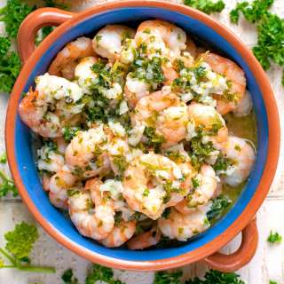 Lemon, Garlic and Herb Prawns (Shrimp)