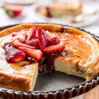 Strawberry Swirl Cheesecake