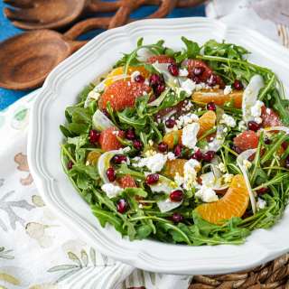 Citrus Fennel Salad with Orange Blossom Vinaigrette