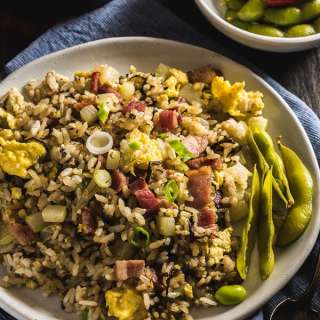 Chinese Olive Fried Rice (橄榄菜炒饭)