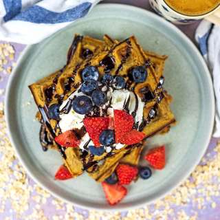 Gluten Free Oat Waffles