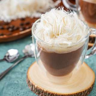 Iced Coffee with Pashmak