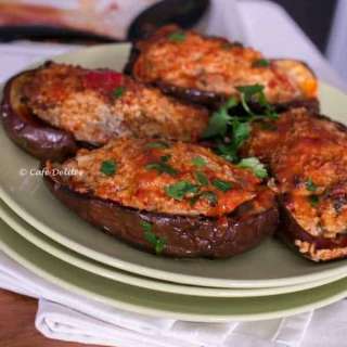 Beef Stuffed Eggplants
