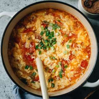Tomato Egg Drop Soup