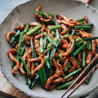 Pork and Garlic Chive Stir Fry