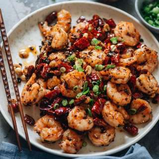 Sichuan Shrimp Stir Fry