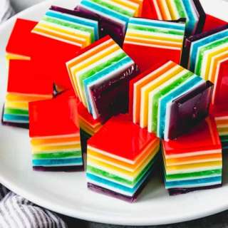 Layered Rainbow Jello