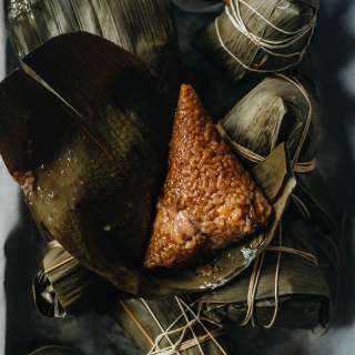 Pork Zongzi (Cantonese Savory Sticky Rice Dumplings)
