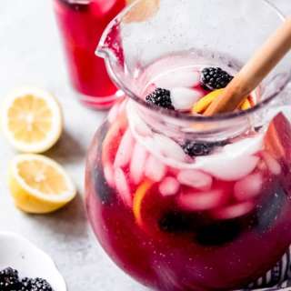 Homemade Blackberry Lemonade