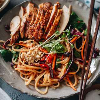 Spicy Rice Noodle Salad